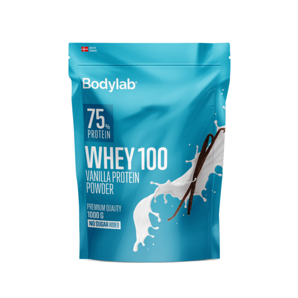 BodyLab Whey 100 Proteinpulver Vanilje Milkshake (1kg)