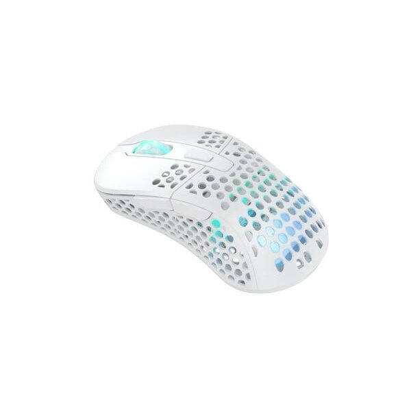 Xtrfy M4 Wireless RGB Gaming Mouse - White - Gaming Mus - Optisk - 6 knapper - Hvid med RGB-LED lys