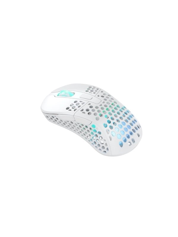 Xtrfy M4 Wireless RGB Gaming Mouse - White - Gaming Mus - Optisk - 6 knapper - Hvid med RGB-LED lys