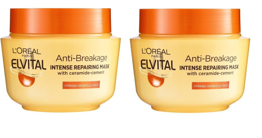 L'Oréal - 2 x Elvital Anti-Breakage Intense Repairing Mask 300 ml