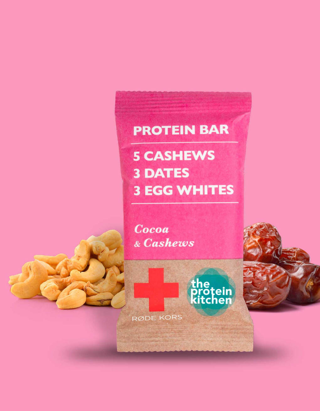 Protein Bar - Cocoa & Cashews - 12 stk.