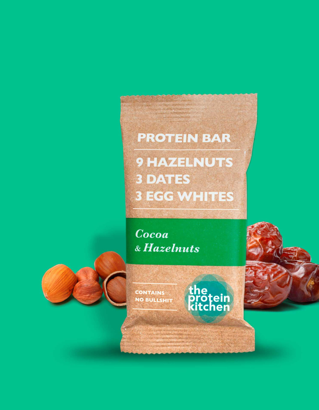 Protein Bar - Cocoa & Hazelnuts - 12 stk.