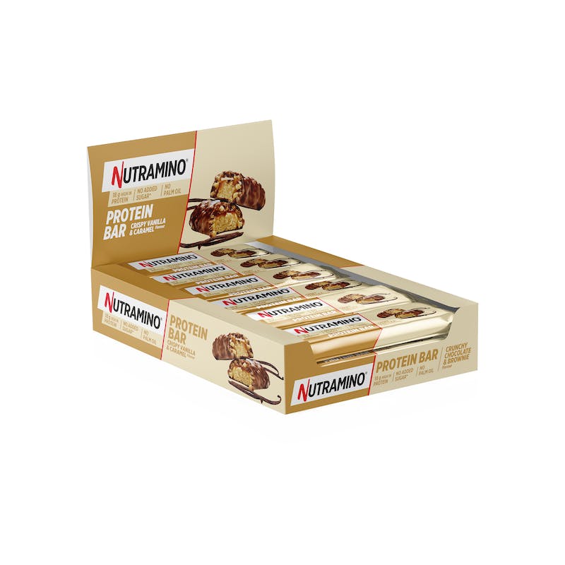 Nutramino Proteinbar Crispy Vanilla & Caramel 12 x 55 g