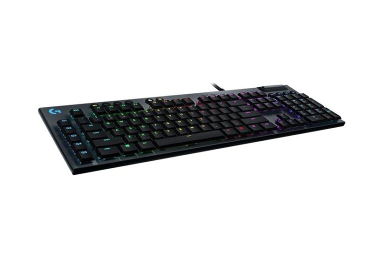 Logitech G815 LIGHTSYNC RGB Mechanical Gaming Keyboard - GL Tactile - tastatur - Nordisk - sort