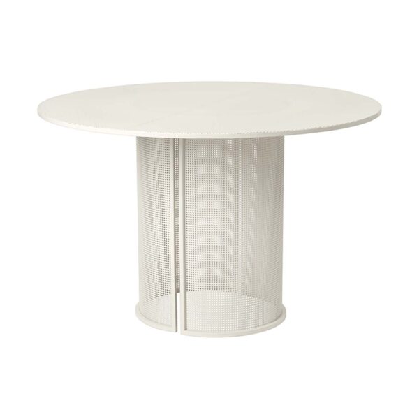 KRISTINA DAM STUDIO Bauhaus spisebord - beige stål (Ø120)