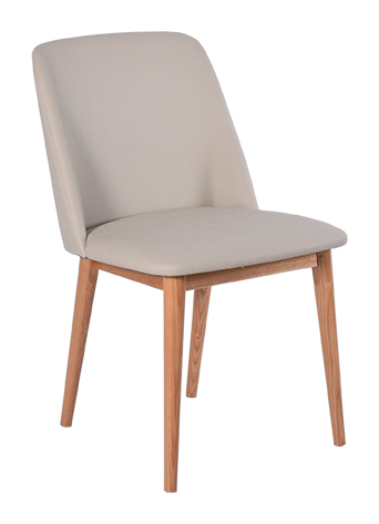 RGE Perstorp spisebordsstol - naturfarvet kunstlæder, uden armlæn