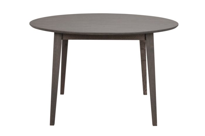 ROWICO Filippa spisebord, inkl. tillægsplade - mørkebrun eg (120(165)x120)
