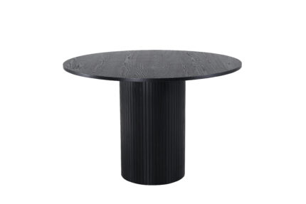 VENTURE DESIGN Bianca spisebord, rund - sort finér (Ø110)