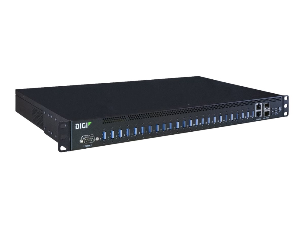 Digi AnywhereUSB 24 Plus Hub - 24x USB 3.1 + 10 Gigabit SFP+