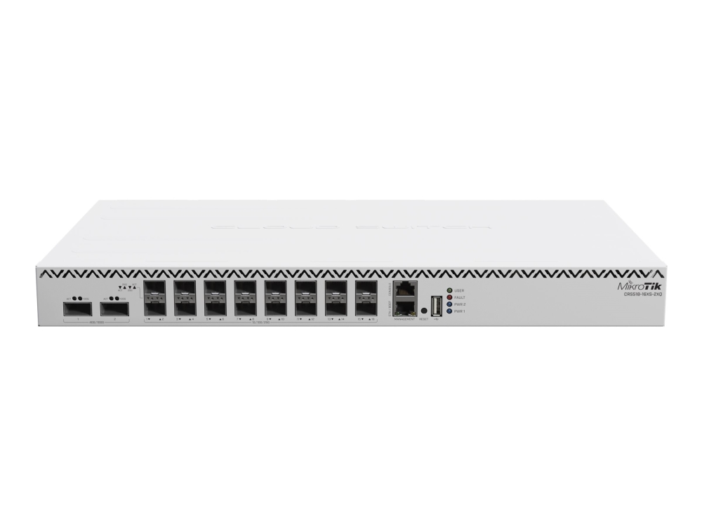 Mikrotik CRS518-16XS-2XQ-RM L3 Switch med 25G og 100G porte