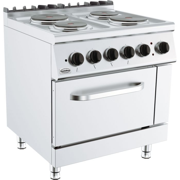 Elektrisk Komfur Base 700 med 4 Plader - Maxigastro