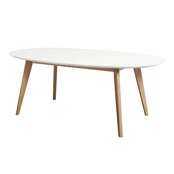 Andersen Furniture DK10 Spisebord - Ovalt Hvid Laminat