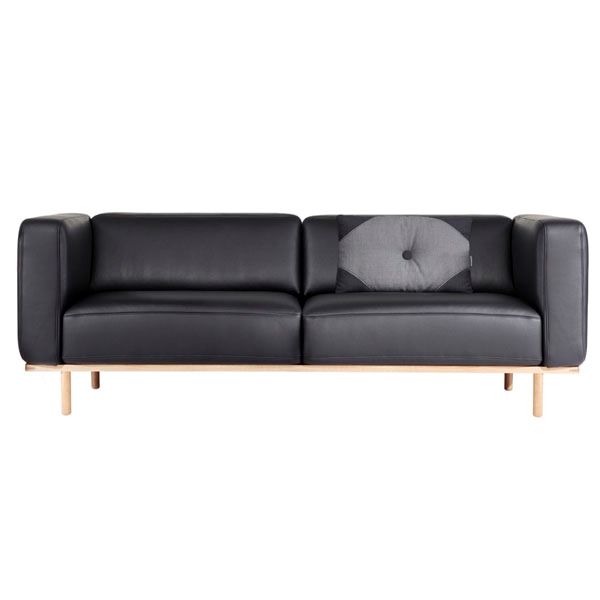 Andersen Furniture A1 Lædersofa - 2,5 Pers - Sort Udsalg