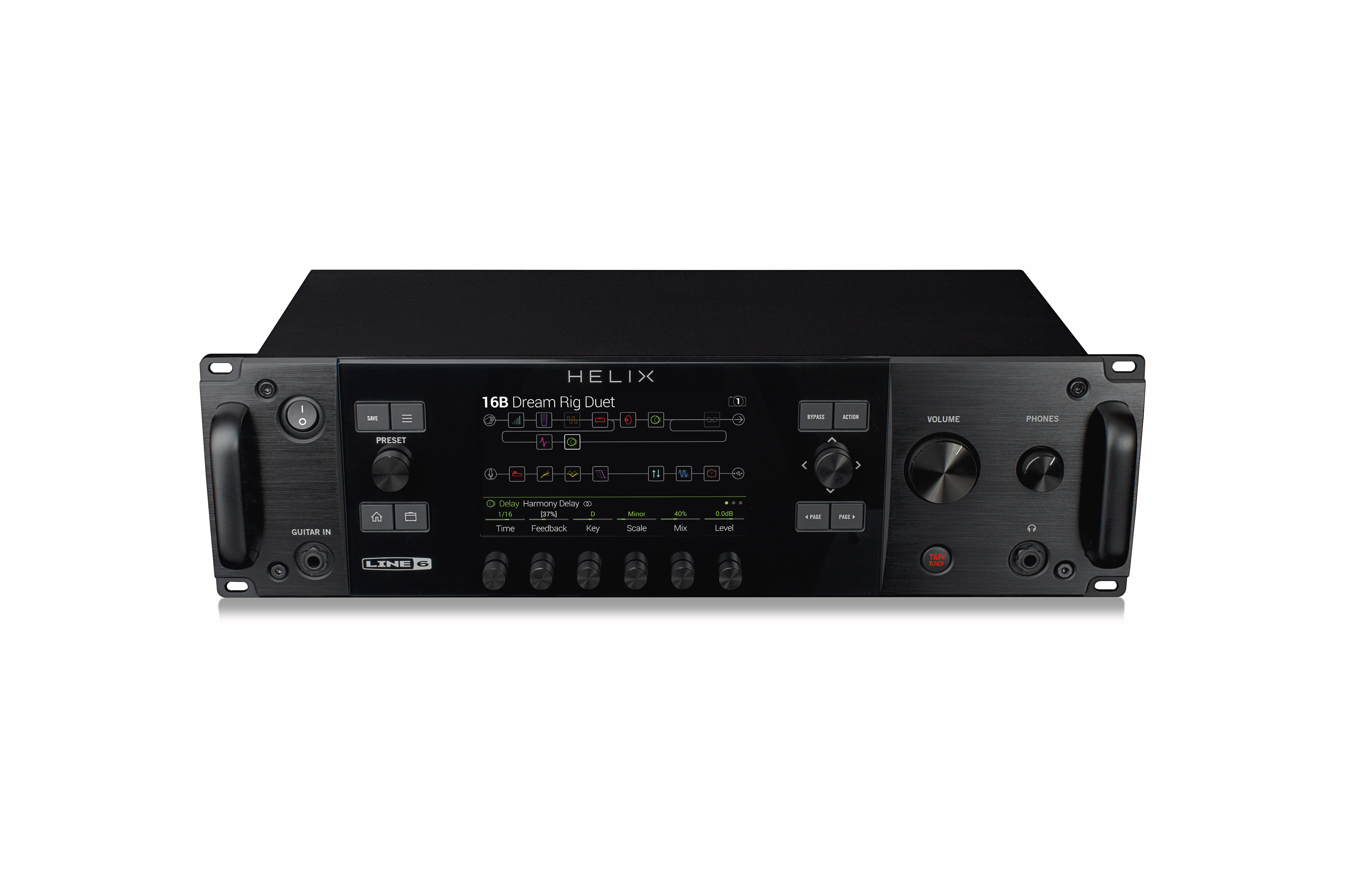 Line6 Helix Rack Guitar Multieffekt fra Line 6