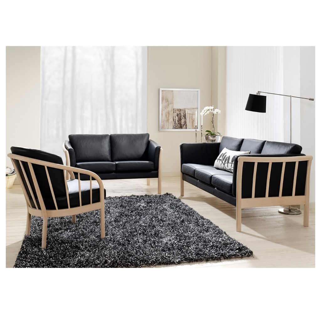 Kirsten Pers Sofasæt i Okselæder - Komfortabelt Design