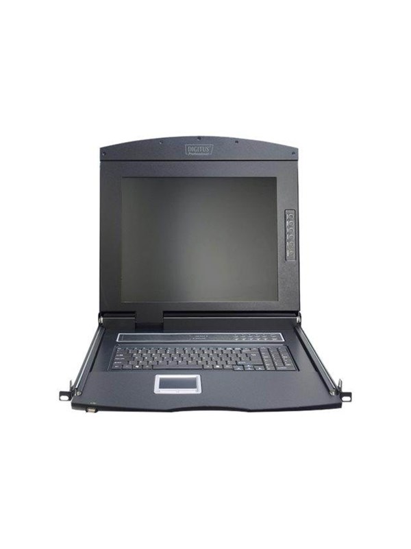 17" Digitus Professionel KVM-konsol med 16 porte