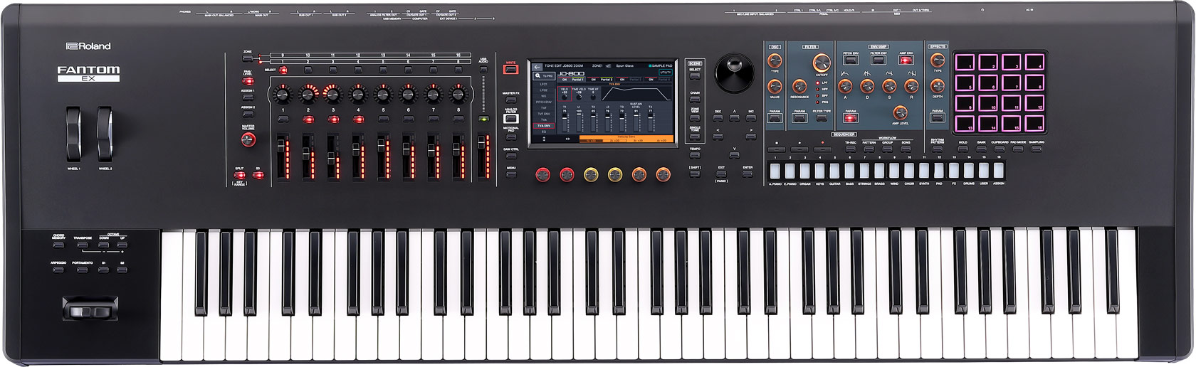 Roland Fantom 7 Ex Synthesizer - Udsalg hos SoundStoreXL.dk