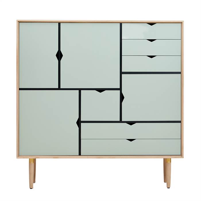 Andersen Furniture S3 Opbevaring - Ocean Grey Hvidolieret