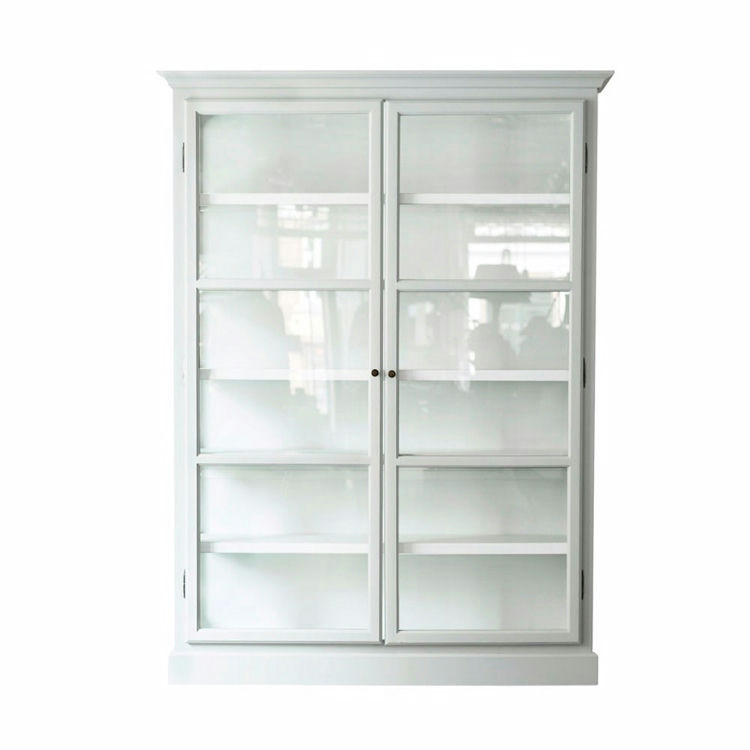 Vitrine Skab V2 Hvid fra Lindebjerg Design