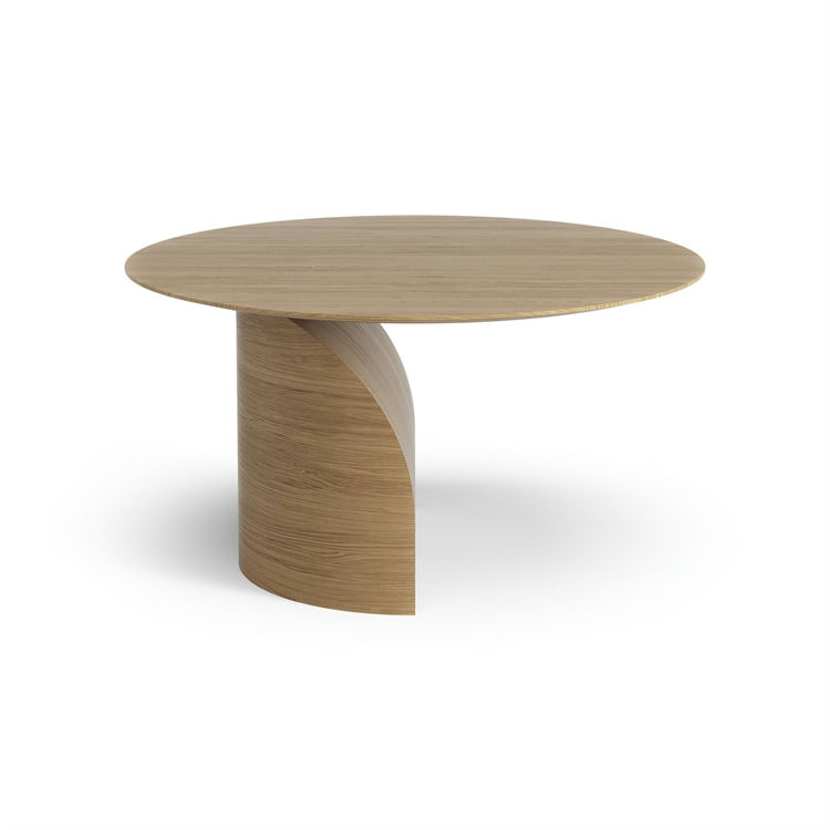 Savoa Sofabord fra Swedese - H40/H45 x Ø84 cm, Olieret