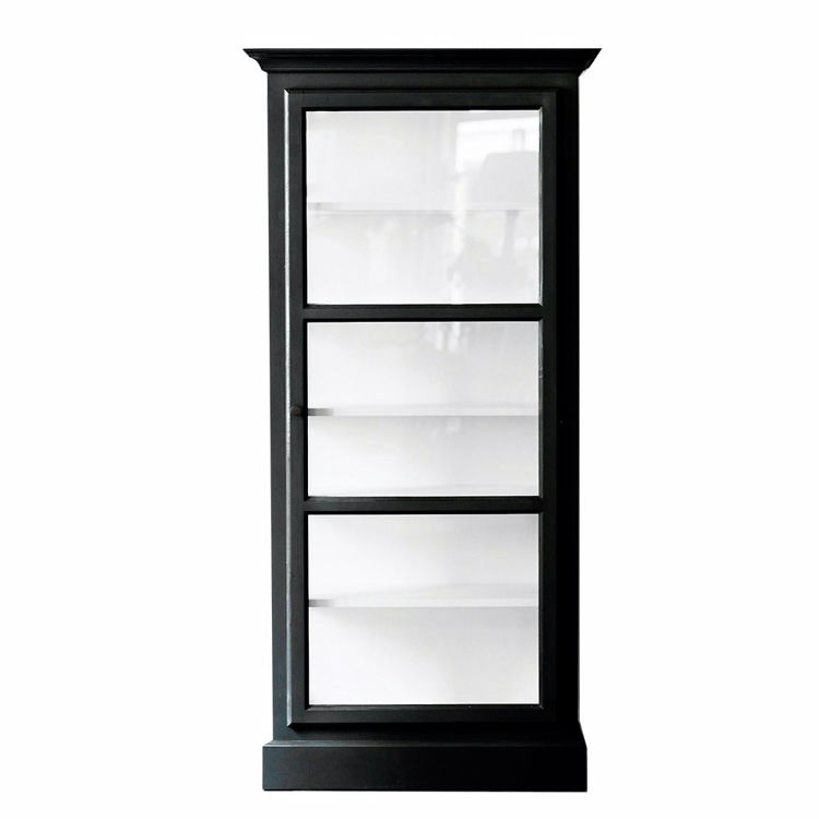 Vitrine Skab V3 i Sort fra Lindebjerg Design
