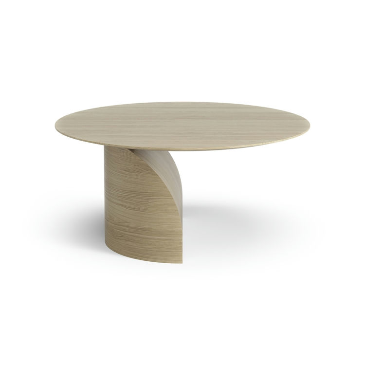 Savoa Sofabord i Naturlak - H40 x Ø84 cm fra Swedese