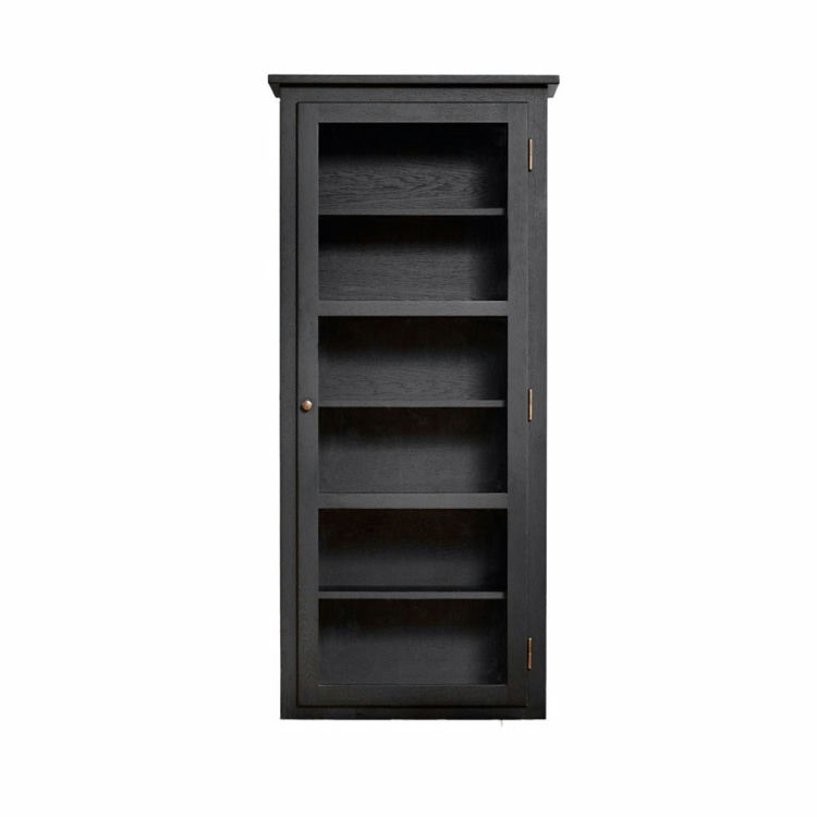 Vitrine Skab N4 Mørkbejdset Eg fra Lindebjerg Design