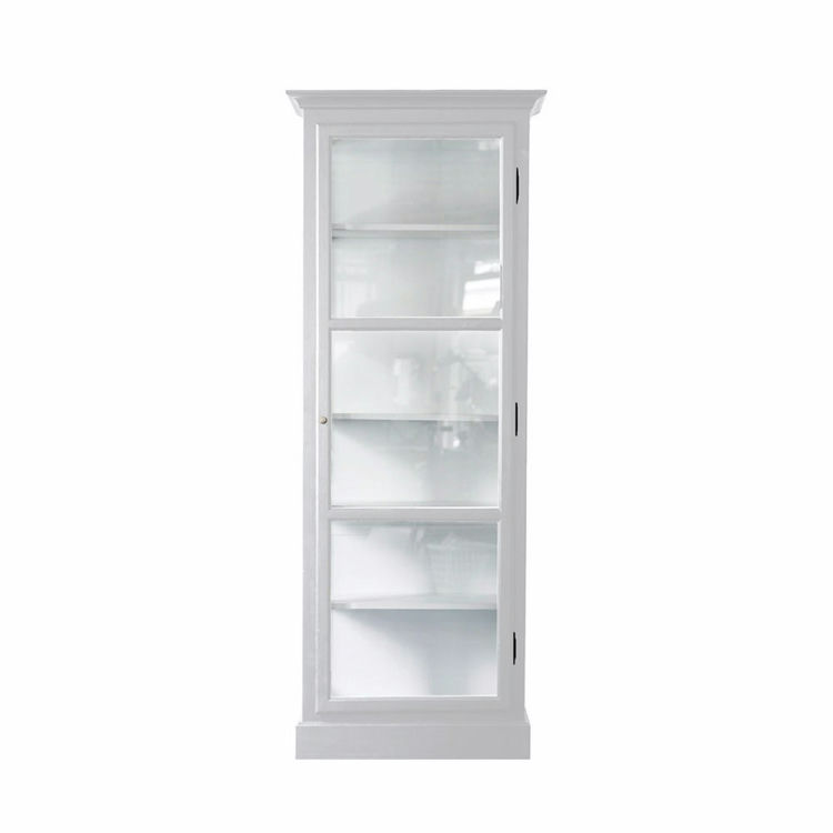 Vitrine Skab V1 Hvid – Elegant opbevaring til dit hjem