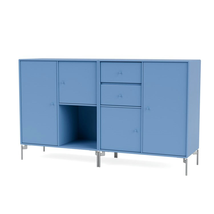 Couple Skænk Azure 154 i Matt Chrome fra Montana