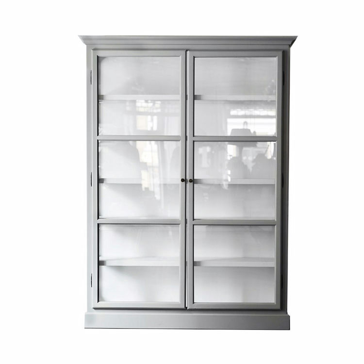 Vitrine Skab V2 Grå fra Lindebjerg Design