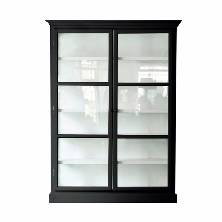 Vitrine Skab V2 Sort fra Lindebjerg Design