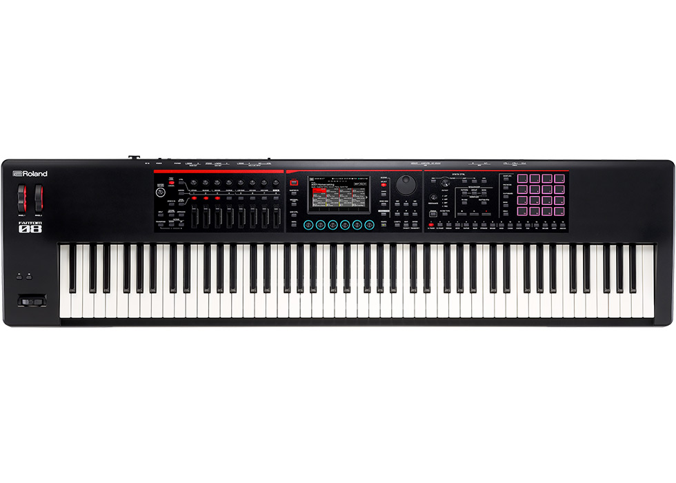Roland Fantom 08 88 Synthesizer i sort – Fantastisk tilbud!