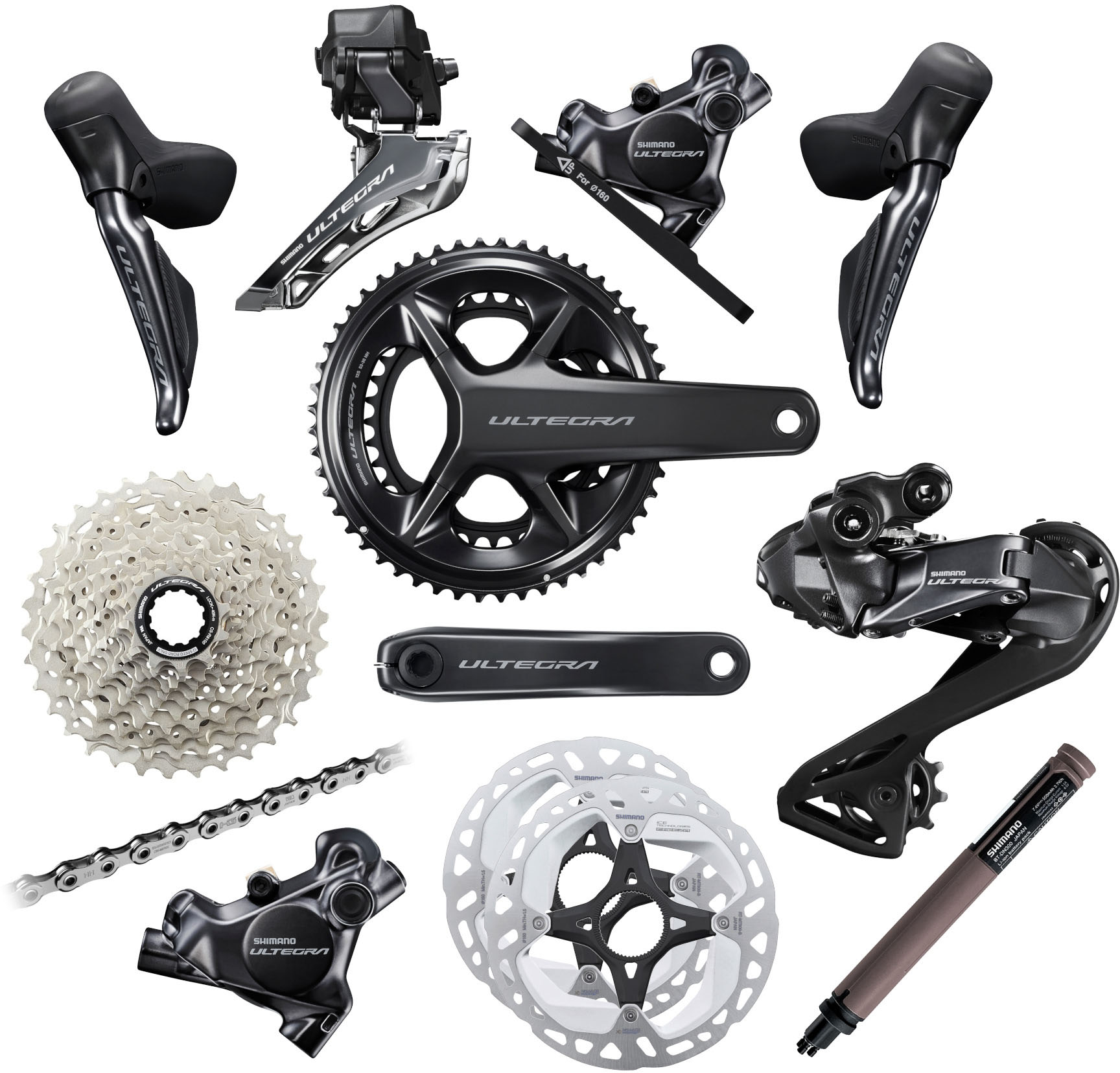 Shimano Ultegra R8100 2x12 Geargruppe - Introduktion Pack