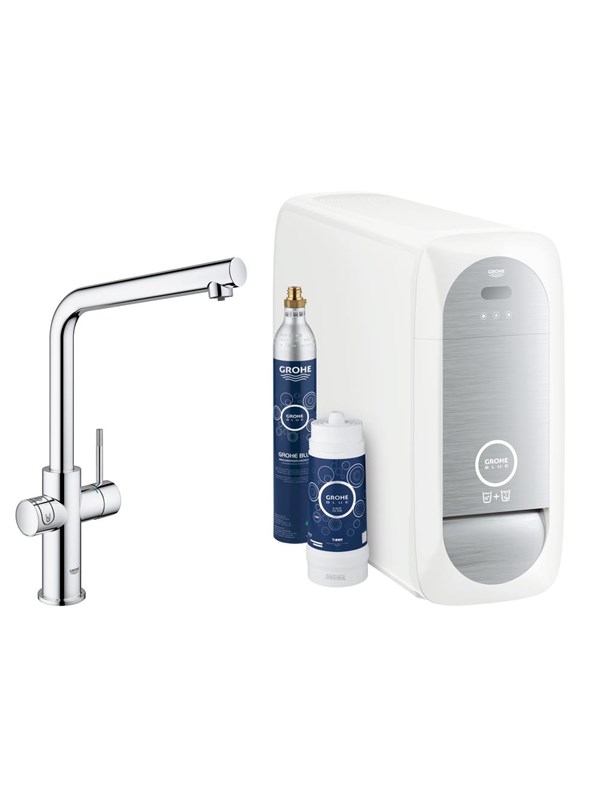 Grohe Blue Home Krom Køkkenarmatur med L-tud
