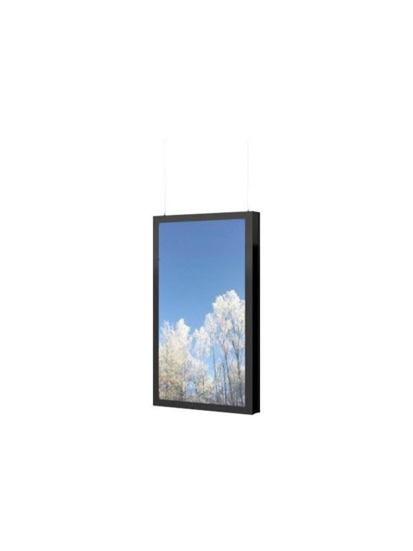 Hi-nd Mounting Kit Portrait For Digital Signage Lcd Panel Black 75 Quot