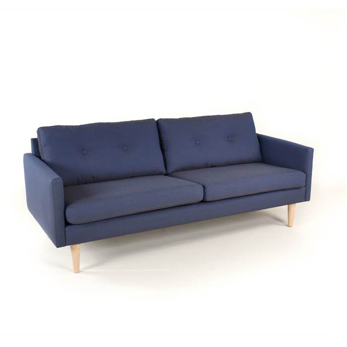 Stouby Jive 3-personers Sofa - Blå på tilbud!