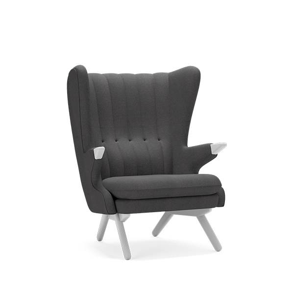 Skipper Furniture Bamse Lænestol - Massiv Eg - Tova 39