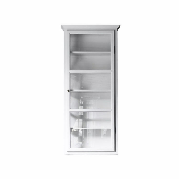 Væghængt Vitrine Skab V4 Hvid fra Lindebjerg Design