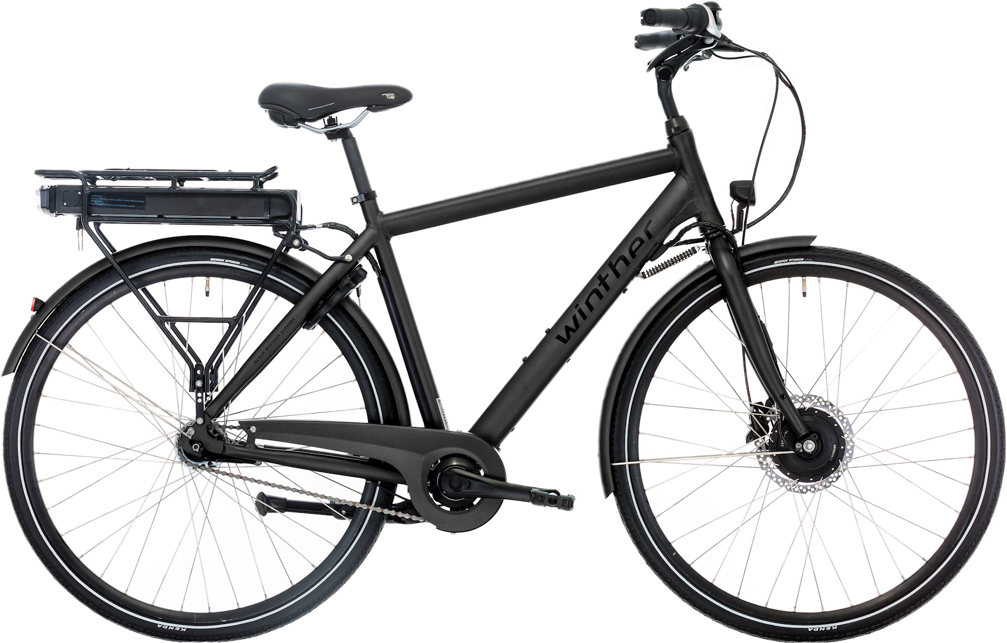 Black   Superbe 1 Herre Connect+ Display 7g 2023   Sort fra Winther