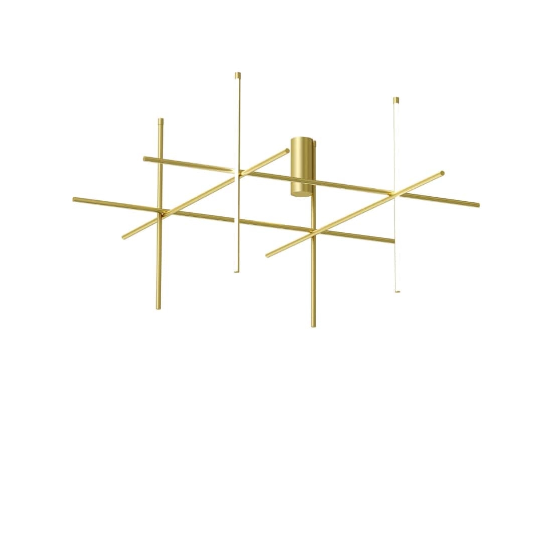 Coordinates Loftlampe 4 Anodiseret Champagne     fra Flos