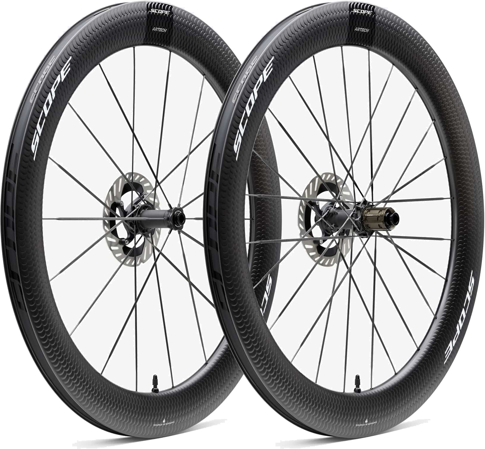 Artec 6 Carbon Hjulsæt (black Decal) fra Scope
