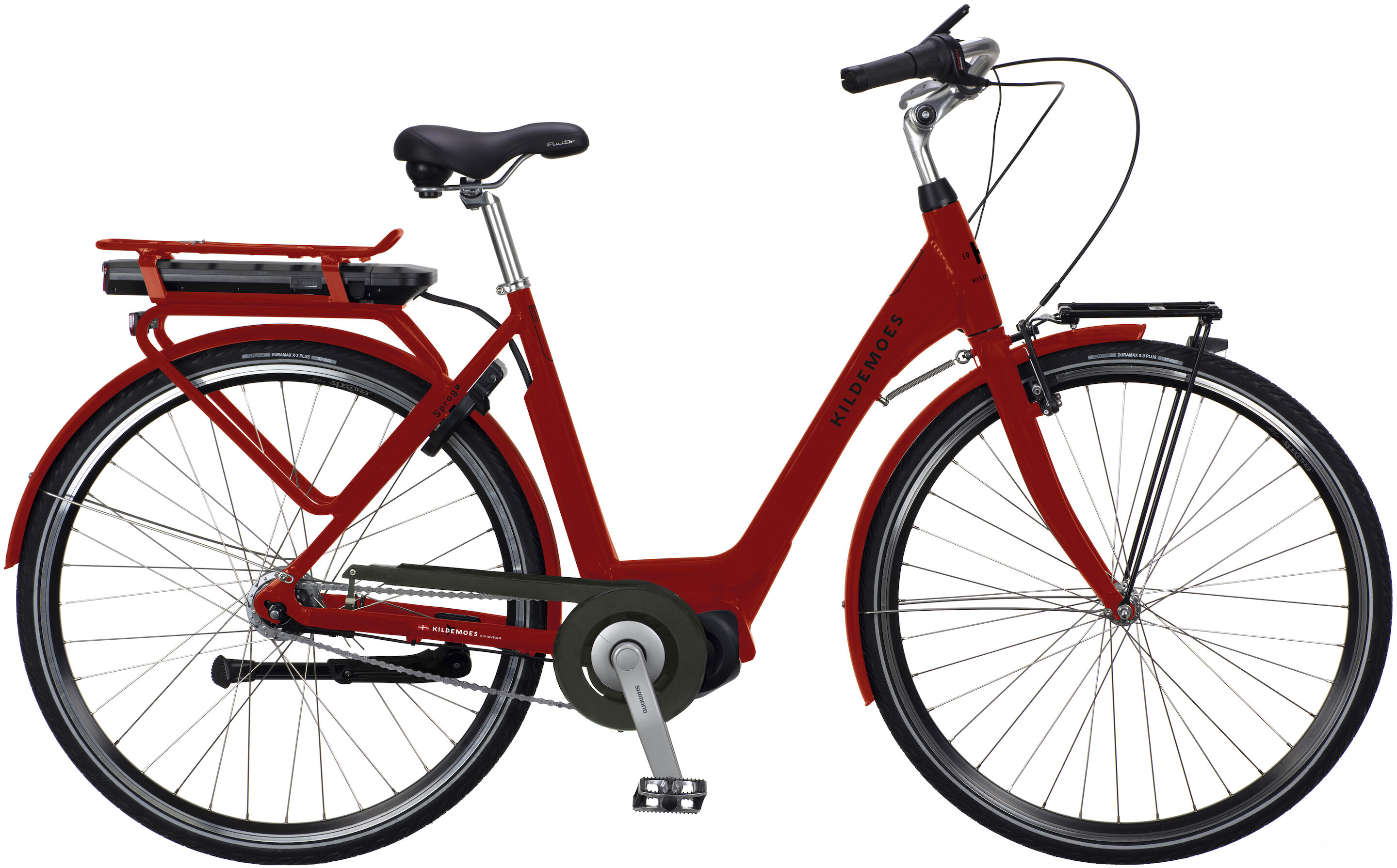 Kildemoes Sprogø Elcykel med Shimano 2023 - Rød