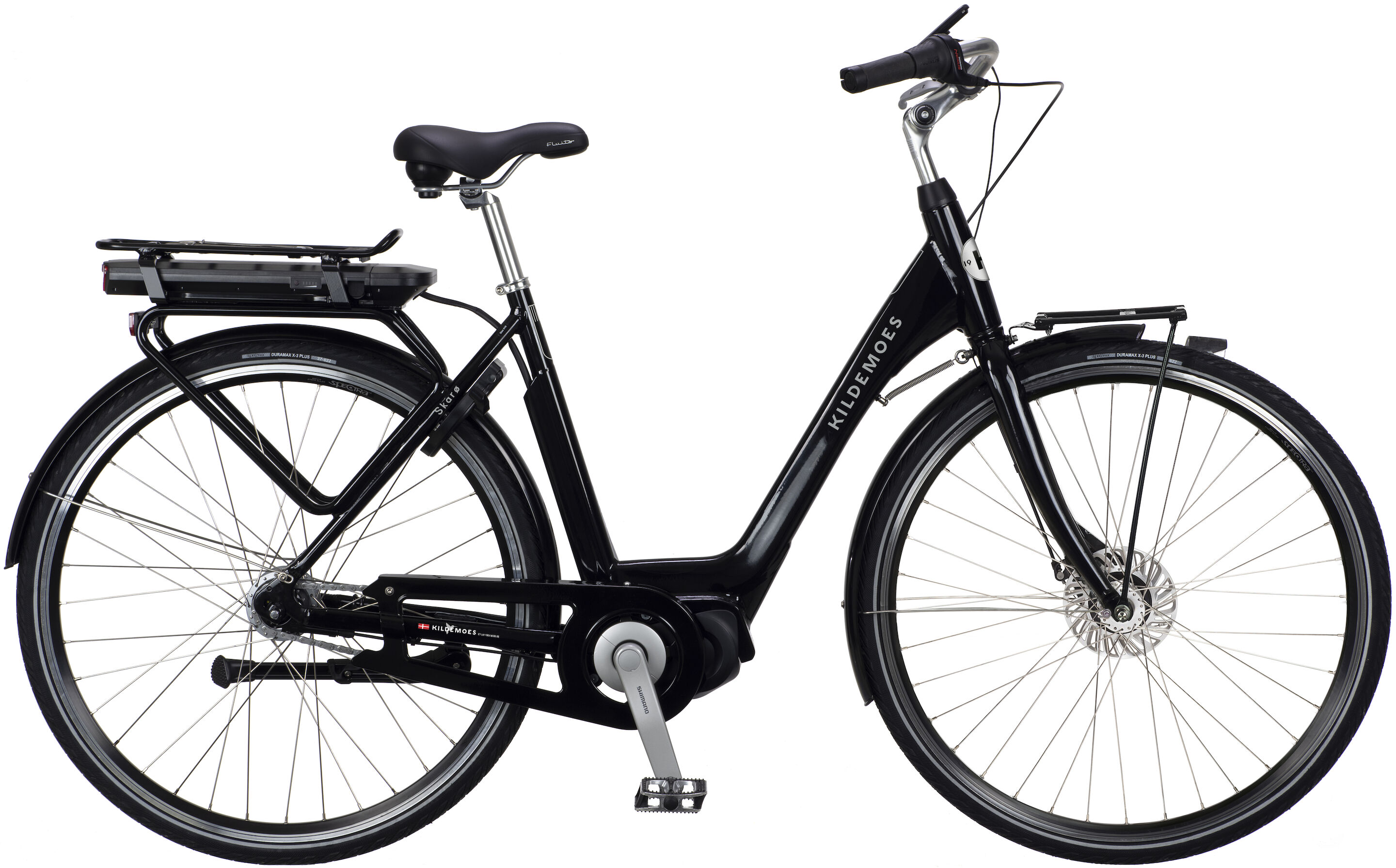 Skarø Shimano Steps Dame 2023   Sort fra Kildemoes