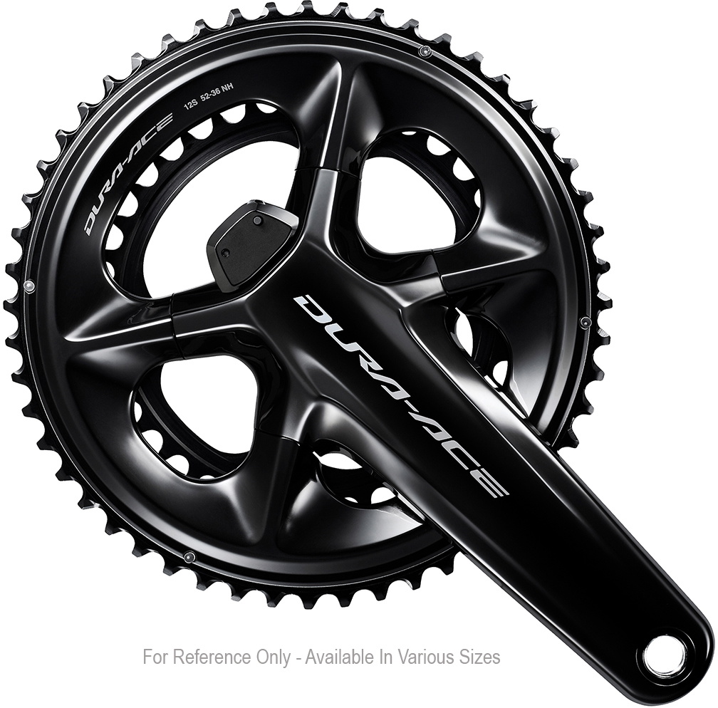 Kranksæt 12 Speed   Dura Ace Fc R9200 Powermeter   175mm   U. Klinger fra Shimano