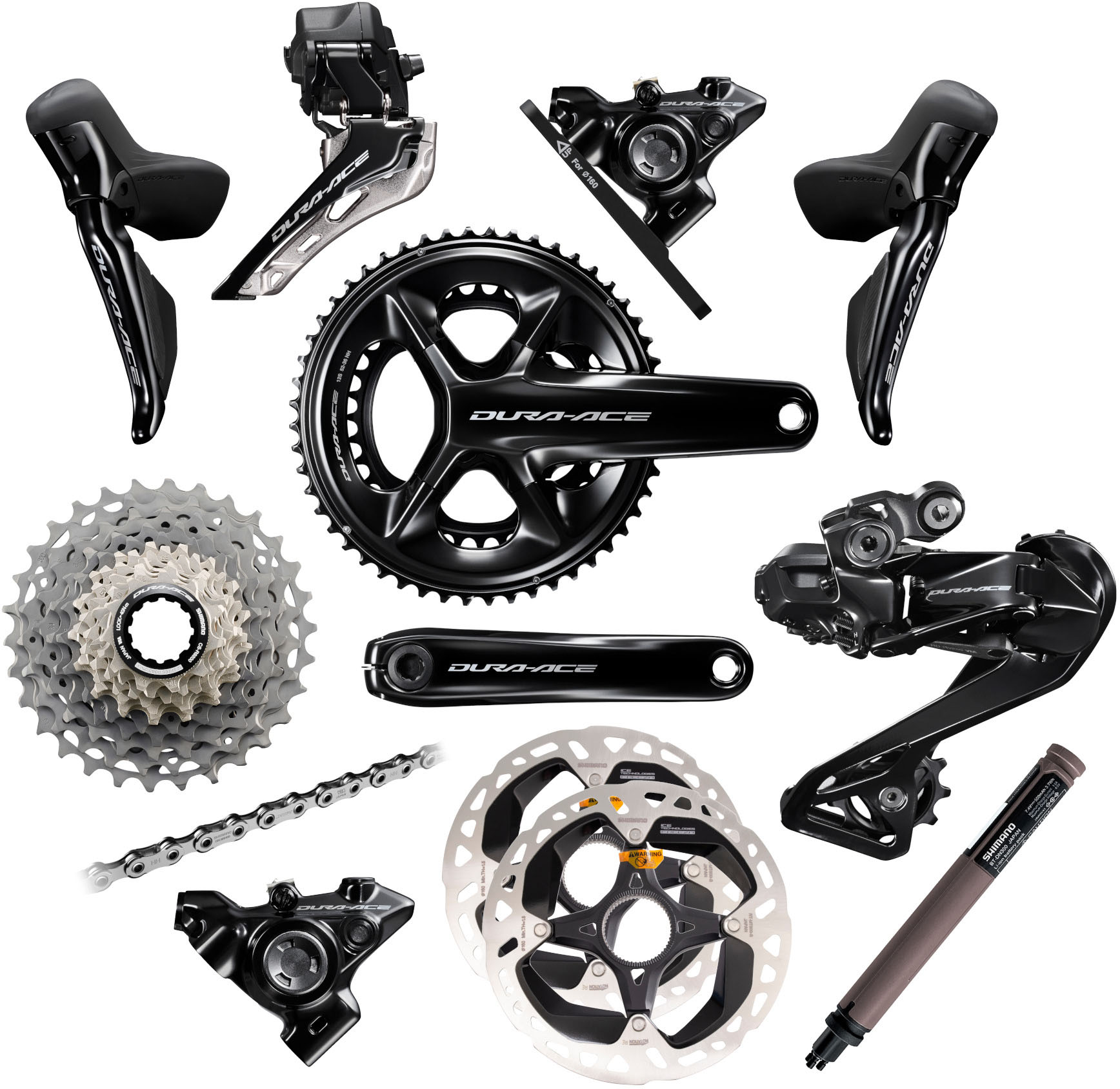 Dura Ace R9200 Introdction Box R9250   Komplet Geargruppe 2x12 fra Shimano