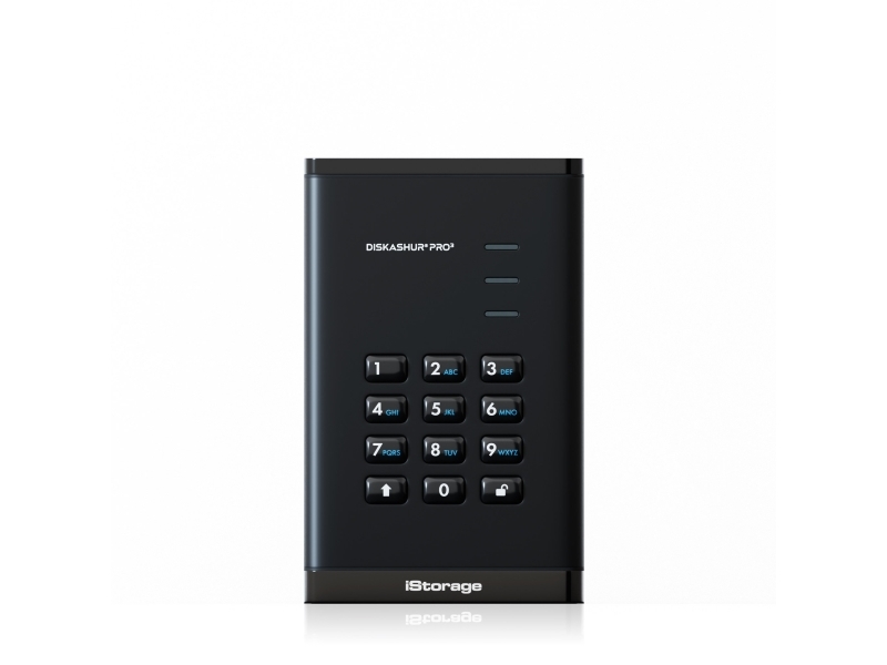 Diskashur Pro3 Ssd, 4 Tb, 2.5", Usb Type A   Usb Type C, 3.2 Gen 1 (3.1 Gen 1), 448 Mb S, Beskyttelse Af Adgangskode fra Istorage