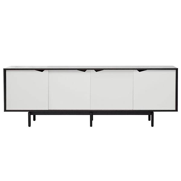 Andersen Furniture S1 Sideboard Sort Hvide Fronter