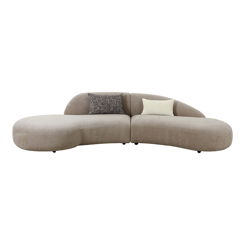 Curve Loungesofa     Puder Natur