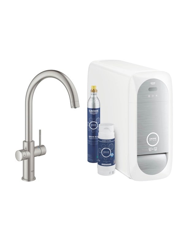 Grohe Blue Home Køkkenarmatur Med  -tud  Supersteel