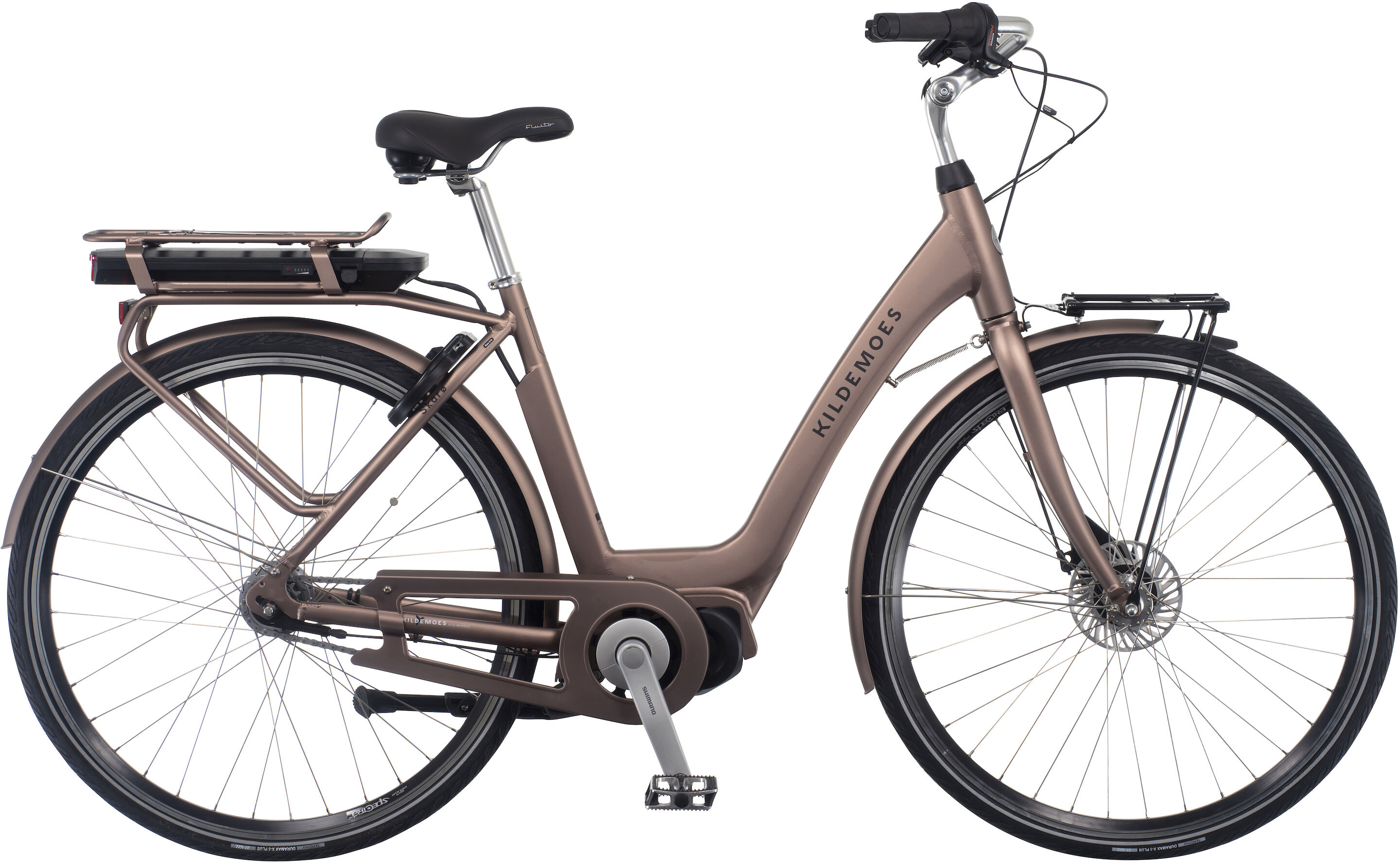 Skarø Shimano Steps Dame 2023   Brun fra Kildemoes
